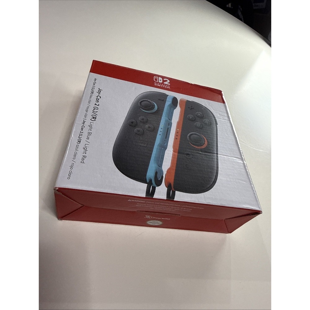 Nintendo Switch 2 Joy-Con 2 (L)/(R) Light Blue/Light Red Used With Slight Wear